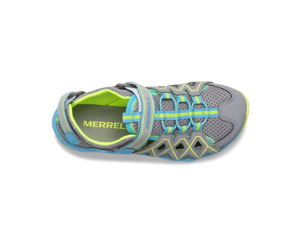 Merrell Vandresko Børn - Hydro Moc Quench - Grå/Mintgrønne - GKM714059
